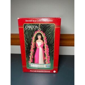 1999 Carlton Cards Heirloom Collection First Lady Jacqueline Kennedy Ornament